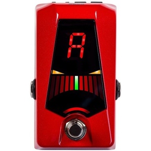 Afinador Korg Pitchblack PB AD Rojo Pedal Bypass