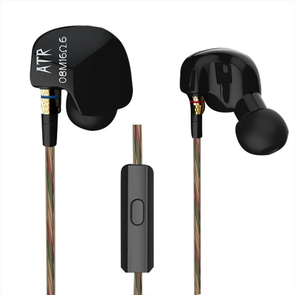 Auriculares KZ ATR In-Ear con Mic Ideal Monitoreo - %