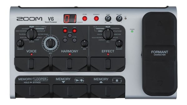 Zoom V6 Procesador De Voces Pedal Expresion Efectos