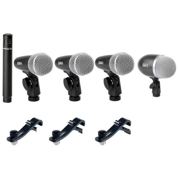 Kit De Microfonos Para Bateria Proel DMH5xl