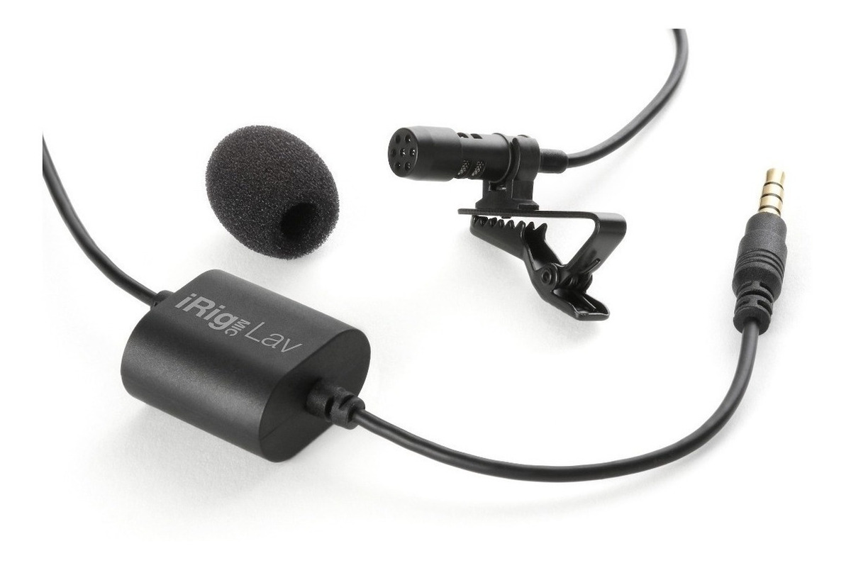 Microfono corbatero doble para entrevistas