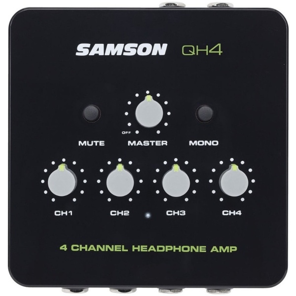 Amplificador De Auriculares Samson QH4 - 4 Canales