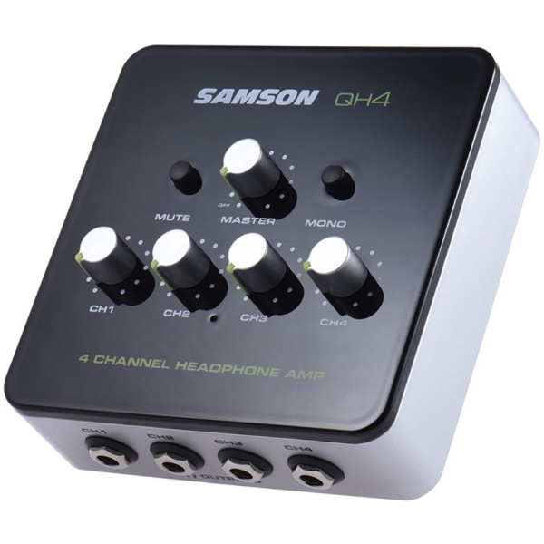 Amplificador De Auriculares Samson QH4-4 Canales