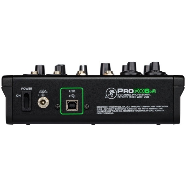 Mixer Mackie PRO FX6 V3 de 6 Canales digital USB
