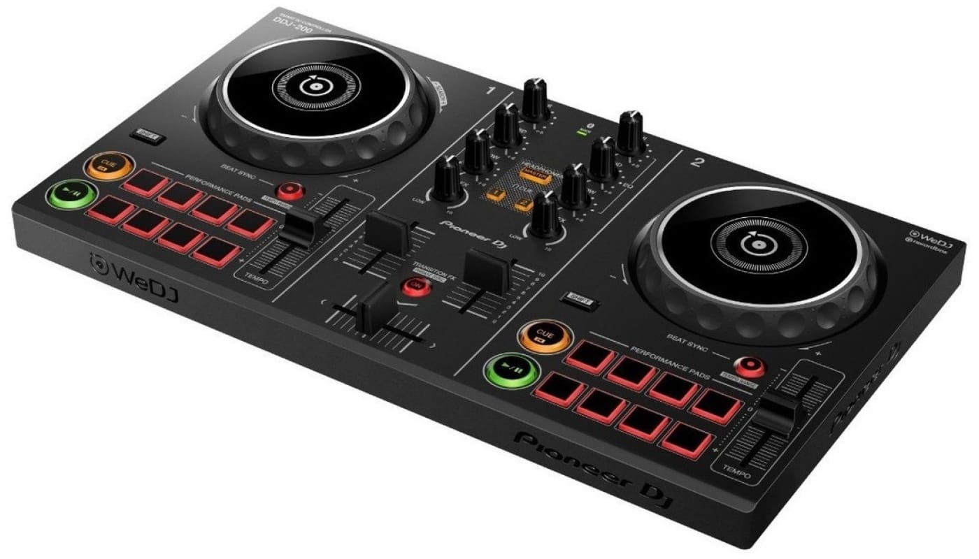 Controlador de DJ Pioneer DDJ 200 de 2 Canales
