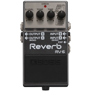 Pedal de efectos Boss RV6 Reverb y Delay Digital