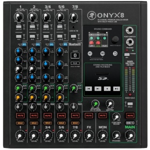 Mixer Mackie Onyx 8 con interface multicanal