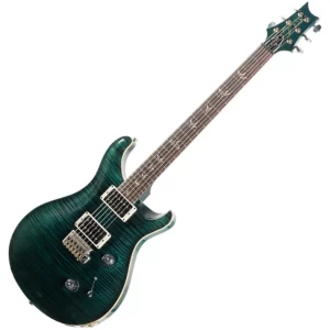 Guitarra PRS Custom 24 Ten Top Teal Black USA con estuche-Usada