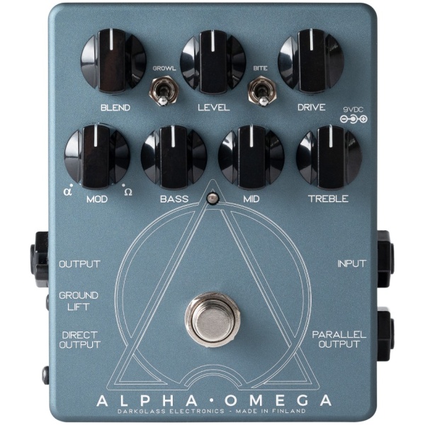 Pedal Darkglass Alpha Omega Preamp Overdrive para Bajo