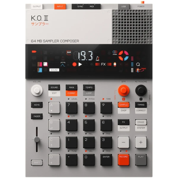 Sampler Teenage Engineering KOII Pocket Operator Workstation