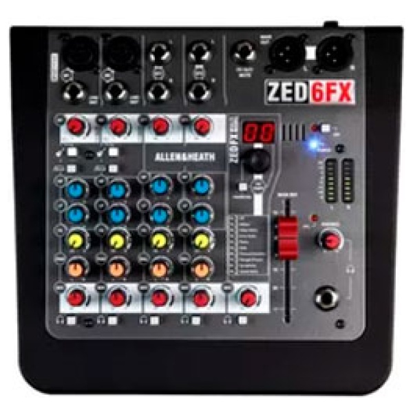 Mixer Allen And Heath Zed 6 Fx Analogico 6 Canales - Imagen 2