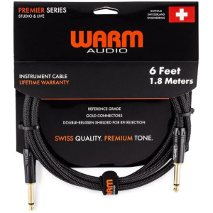 Cable De Instrumento Warm Audio Premium TS 6 De 1.8 M