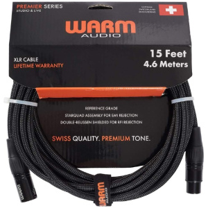 Cable De Microfono Warm Audio Premium XLR15 De 4,6 Metros