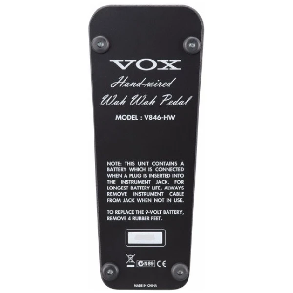 Pedal Vox V846HW Handwired Wah de Guitarra - Imagen 7