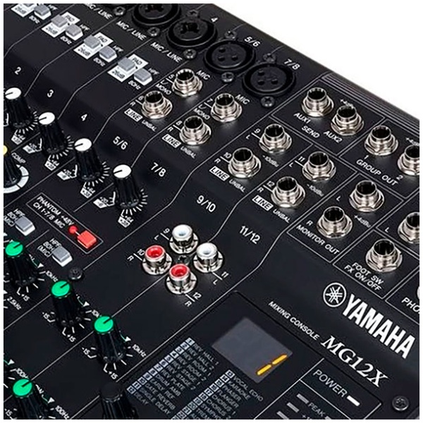 Consola Yamaha MG12X Mixer de 12 Canales con Efectos - Imagen 4