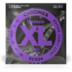 Daddario ECG24 Chromes Flat Wound