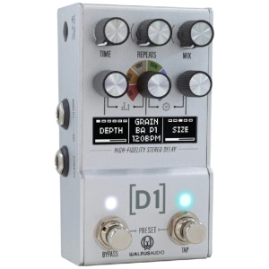 Pedal Walrus Mako D1 MKII Delay Digital Estéreo con Presets